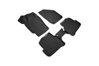 SET COVORASE AUTO CAUCIUC FIT SKODA FABIA III (NJ) 3D (2014-) - 5 PCS foto