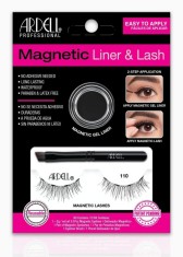 Gene False Magnetice Ardell 110 + Eyeliner gel foto
