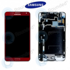 Samsung Galaxy Note 3 (N9005) Unitate de afișare completă roșie GH97-15209D