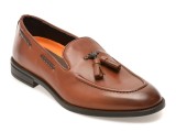 Cumpara ieftin Mocasini eleganti RELAX maro, 2820, din piele naturala
