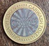 M3C1 140 - Jeton de colectie - SHORELINE - carwash token