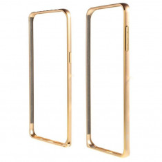 Husa Bumper Metal Samsung S6 Edge+ G928 Gold