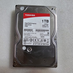 Hard disk desktop HDD Toshiba HDWD110 1TB, 7200rpm, 64MB buffer, SATA III