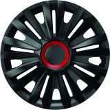 SET CAPACE ROTI 14` Royal Negru Cu Inel Rosu, Mega Drive