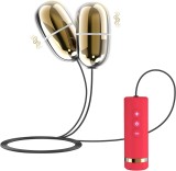 Oua vibratoare Double Vibe Auriu