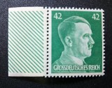 Gro&szlig;deutsches Reich-1944-Hitler Definitive (Michel 801 / 900) MNH Marcă de Margine St&acirc;nga cu C&acirc;mp de Hatching Verzui -Bn1