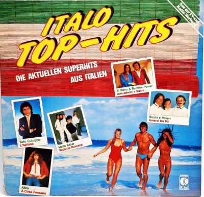 Various &amp;lrm;&amp;ndash; Italo Top-Hits 1983 NM / VG+ LP vinyl _ K-Tel , Germania foto