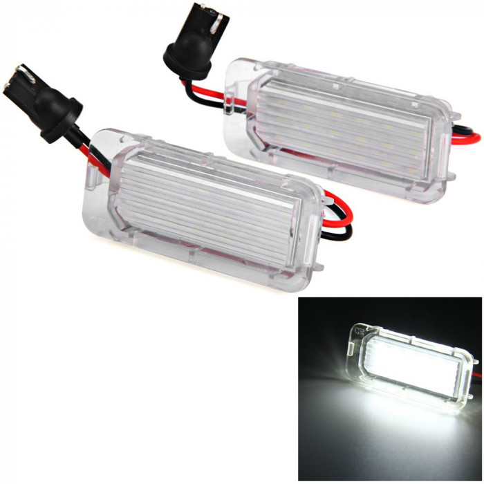 Set 2 lampi numar led Ford Focus de la 2009 si Ford Mondeo de la 2008, Jaguar