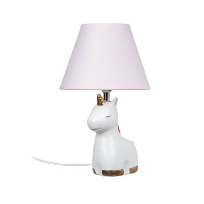 Veioza in forma de Unicorn, Roz, 19x19x31, ATU-087892 foto