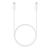 Samsung - Data Cable (EP-DA705BWE) - USB-C to Type-C Fast Charging 3A, 1m - White (Bulk Packing)