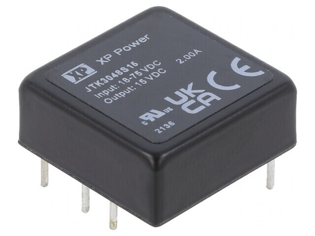 Convertor DC/DC 30W 18-75V la 15V 2A