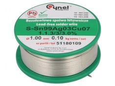 S&acirc;rmă de Lipit Fără Plumb 1mm 100g
