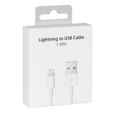 OEM (MD818B) - Cablu Date si Incarcare, USB-A la Lightning, 2.4A, 1m, White [blister]