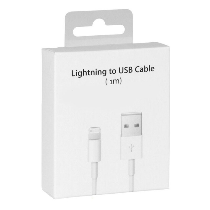 OEM (MD818B) - Cablu Date si Incarcare, USB-A la Lightning, 2.4A, 1m, White [blister]