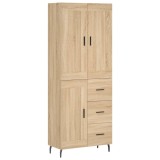 Cumpara ieftin Dulap inalt, stejar sonoma, 69,5x34x180 cm, lemn compozit
