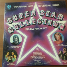 Super Star Collection dublu disc 2 lp vinyl selectii muzica disco soft pop VG+