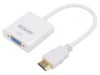 Convertor D-Sub 15pin la HDMI Alb
