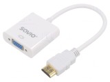 Convertor D-Sub 15pin la HDMI Alb