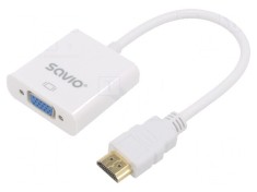 Convertor D-Sub 15pin la HDMI Alb