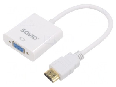 Convertor D-Sub 15pin la HDMI Alb foto