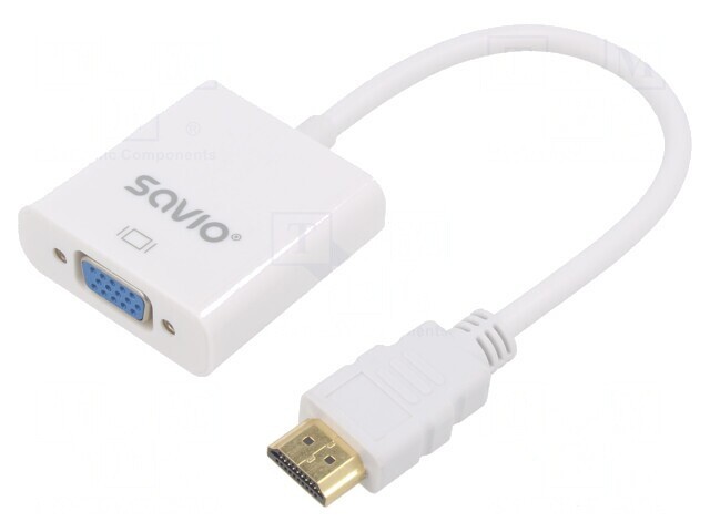 Convertor D-Sub 15pin la HDMI Alb