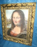 1852-GIOCONDA-Reproducere dupa original ulei/carton sau ulei/panza pe carton.