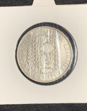 Moneda 5 mărci 1966 D RFG argint Gottfrid Wilhelm Leibniz