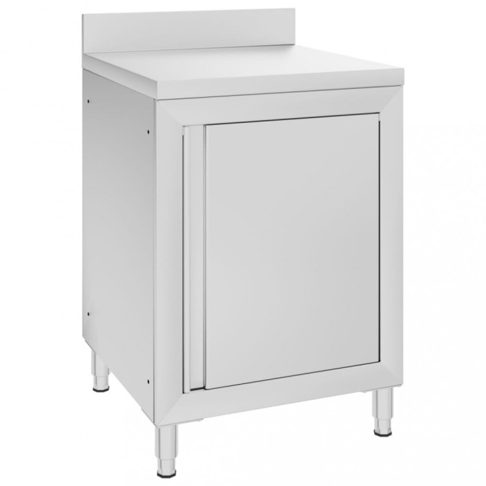 vidaXL Dulap comercial cu blat de lucru, 60x60x96 cm, oțel inoxidabil 147229
