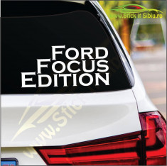 Ford Focus Edition - Stickere Auto-Cod:MOV-247-Dim : 20 cm. x 9.6 cm. foto