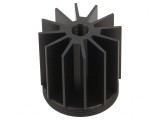 Radiator LED Rotund Negru 45mm x 38mm STAR LED