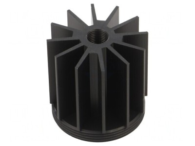 Radiator LED Rotund Negru 45mm x 38mm STAR LED foto