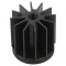 Radiator LED Rotund Negru 45mm x 38mm STAR LED