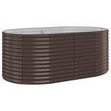 Cumpara ieftin Strat inaltat gradina 175x100x68 cm otel galvanizat