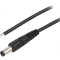 Cablu DC 5,5/2,1 Negru 0,5m