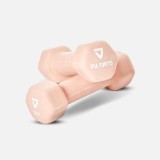 Cumpara ieftin Set 2 gantere VIA FORTIS, 2x1 Kg, premium, din fonta cu invelis din neopren, resigilat