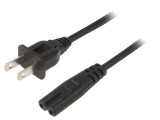 Cablu Alimentare IEC C7 - NEMA 5-15, 1.8m, 7A
