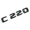 Emblema C 220 Negru, pentru spate portbagaj Mercedes, Mercedes-benz