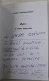 PLATON ( IN LUMINA DIALOGURILOR ) de ANDREI EMANUEL POPESCU , 2019 , DEDICATIE *