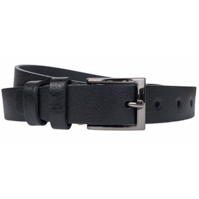 Curea barbati, eleganta, pentru costum, din piele naturala, Negru, 3cm - CK77N foto