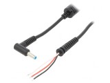 Cablu Negru 3x0,5mm2 DC 4,5/3,0 1,2m, Akyga