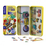 Puzzle magnetic 30 piese - Potrivire si asociere - Camioane | MierEdu