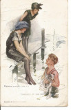 Carte postala-VIENA 1927- LITHO, Circulata, Printata