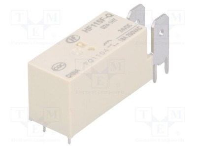Releu electromagnetic SPST-NO 24VDC 20A HONGFA RELAY foto