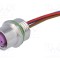 Conector M12 soclu 4 pini mamă drept cu cablu 0,5m HARTING Profibus