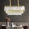 Candelabru Cristal VERSAILLES Regalis, Diametru 80cm, 10xE14, Alb, Inaltime reglabila ModernLight Concept