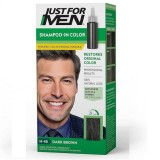 Just For Men Vopsea de Păr Maro &icirc;nchis Negru H45 66ml