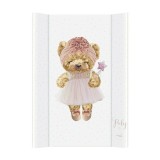 Saltea de infasat, Ceba Baby, Confort, 50x70 cm, Atasabila la patut, Fara BPA, 0 luni+, Fluffy Puffy Poly