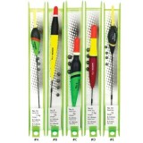 Linii pescuit (pluta, fir, greutati, carlig) Baracuda Set I, A-O, 5 buc/set, 1.5 - 3 g