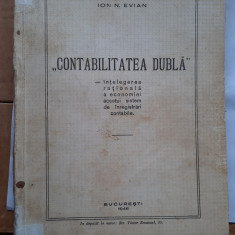 Contabilitatea dubla (Ion Evian, 1946) foto