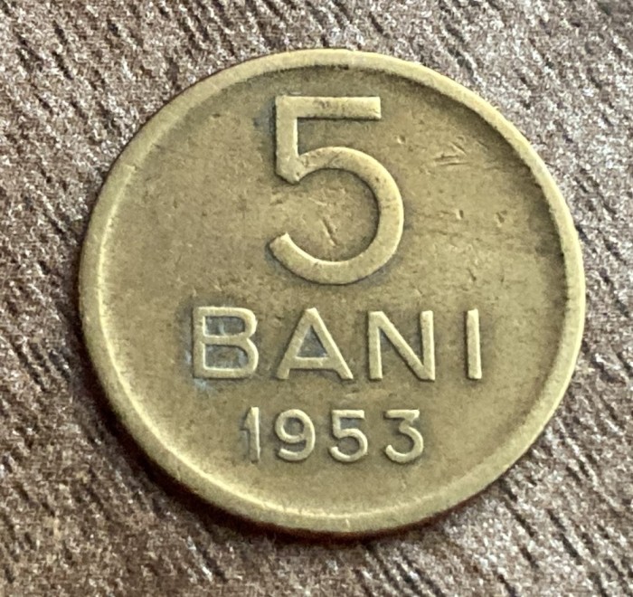 C10 225 - Moneda foarte veche - Romania - 5 bani 1953